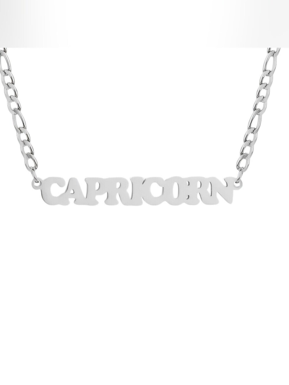 Capricorn Necklace Zodiac Stainless Steel